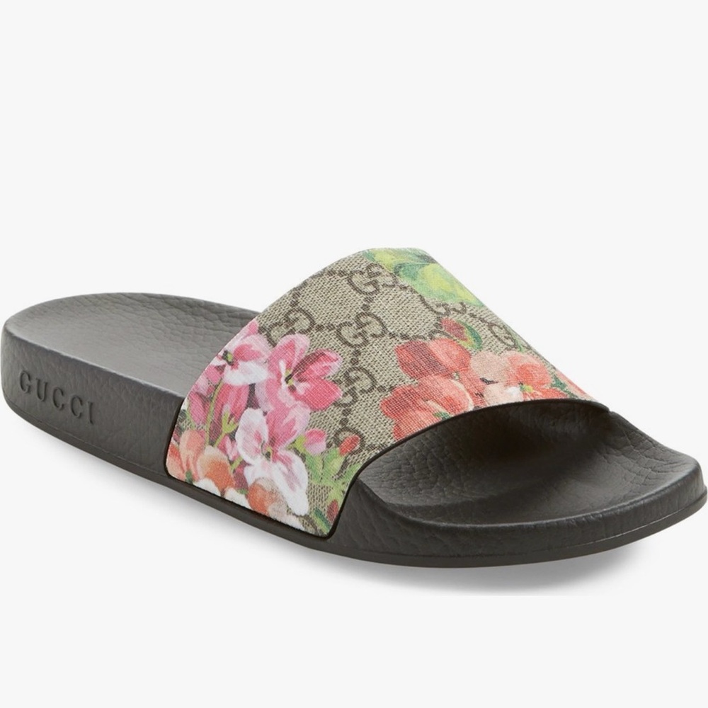 Gucci Floral Slides